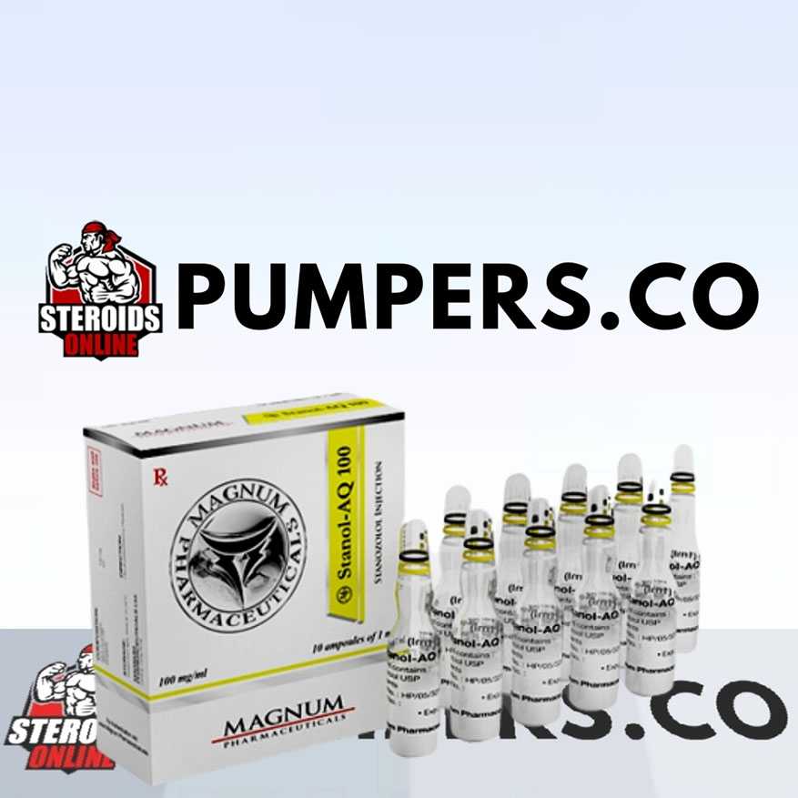 Magnum Stanol-AQ 100 (stanozolol injection) 10 ampoules (100mg/ml)