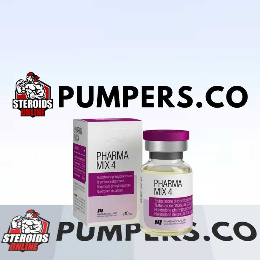 Pharma Mix-4 (testosterone phenylpropionate, testosterone decanoate, nandrolone phenylpropionate, nandrolone decanoate) 10ml vial (600mg/ml)