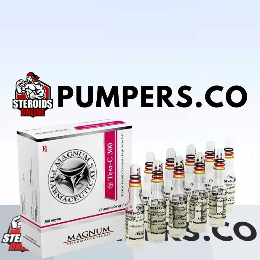 Magnum Test-C 300 (testosterone cypionate) 10 ampoules (300mg/ml)
