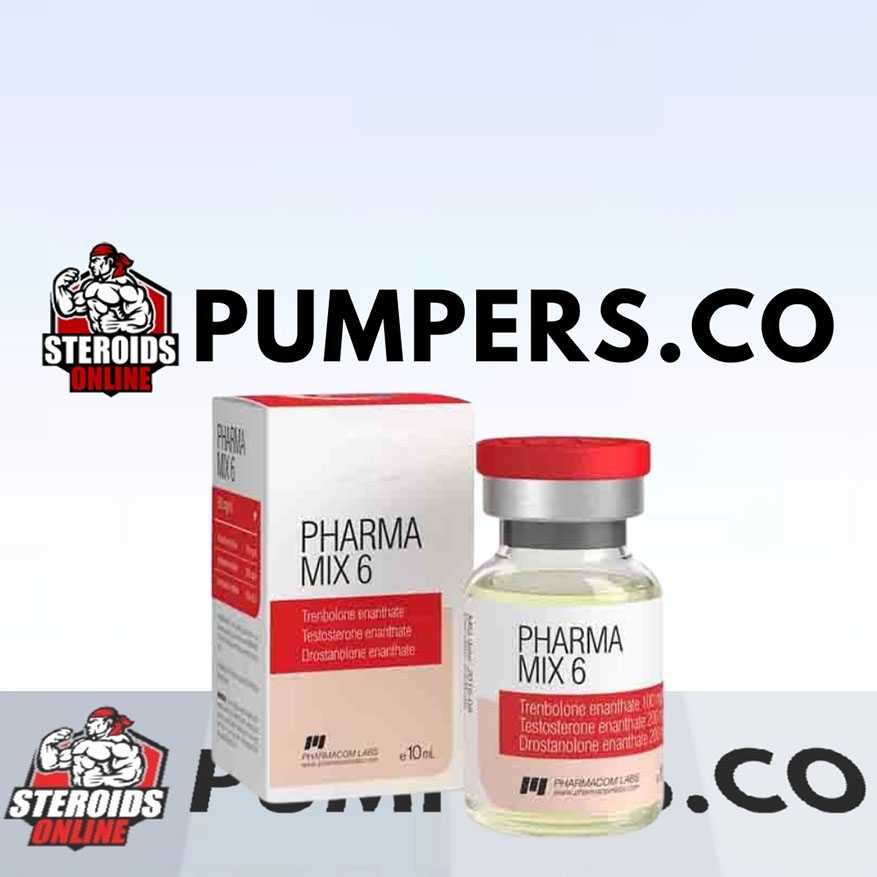 Pharma Mix 6 (Tren E, Drostan E, & Test E steroid mix) 10ml vial (500mg/ml)