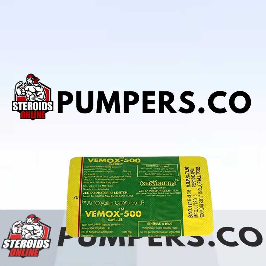 Vemox 500 (amoxicillin) 500mg (30 capsules)